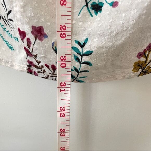 Lush Floral Cold Shoulder Long Sleeve Dress S - Picture 5 of 15